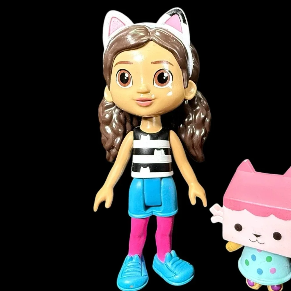 Gabby's Dollhouse Gabby and Baby Box Cat Figure Dolls Toy  Set Of‎ 2